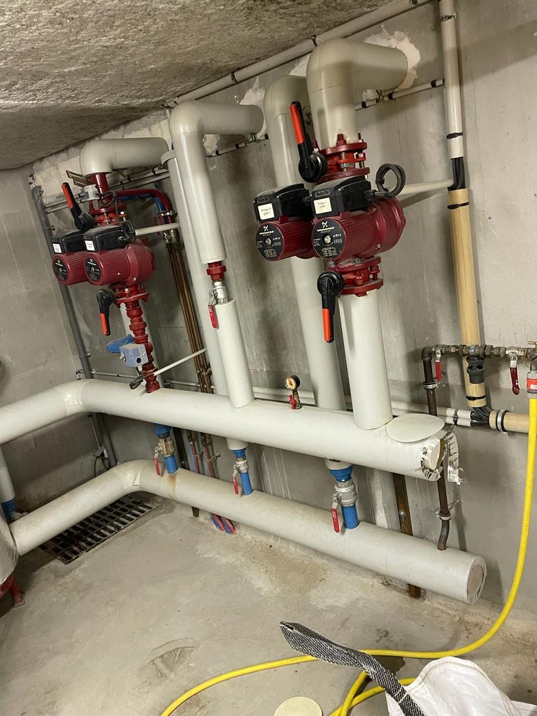 Rénovation complète réseau de chauffage - AVANT